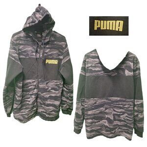 Puma Men's Full Zip Camo Hoodie